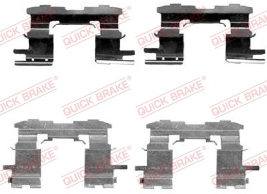QUICK BRAKE Комплектующие, колодки дискового тормоза 109-1631